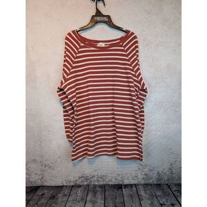 Hayden quality thermal boat neck top xl